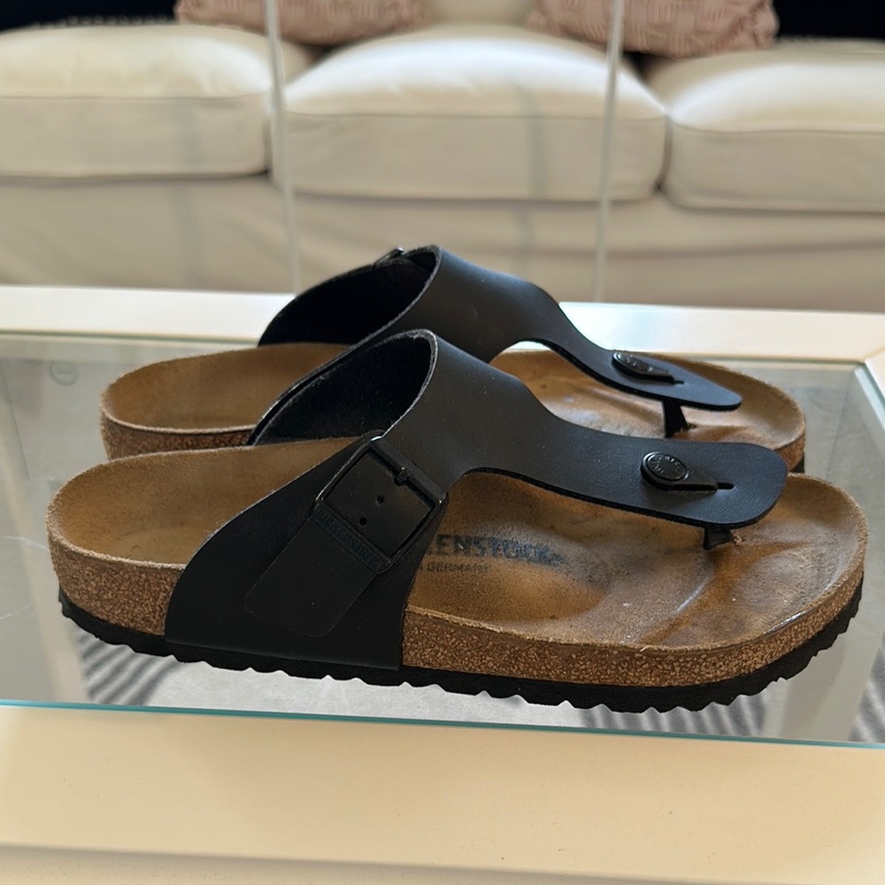 Birkenstock Black Thong Sandals